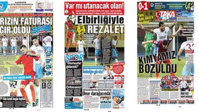 Yerel basın Trabzonspor'u tefe koydu - Medya Faresi